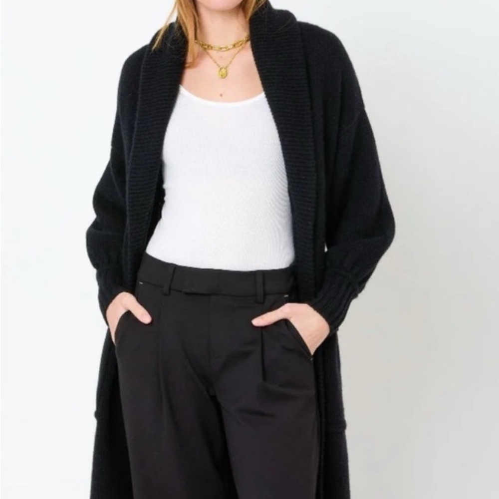 NWT Kerri Rosenthal takeaway duster sweater - Picture 3 of 4